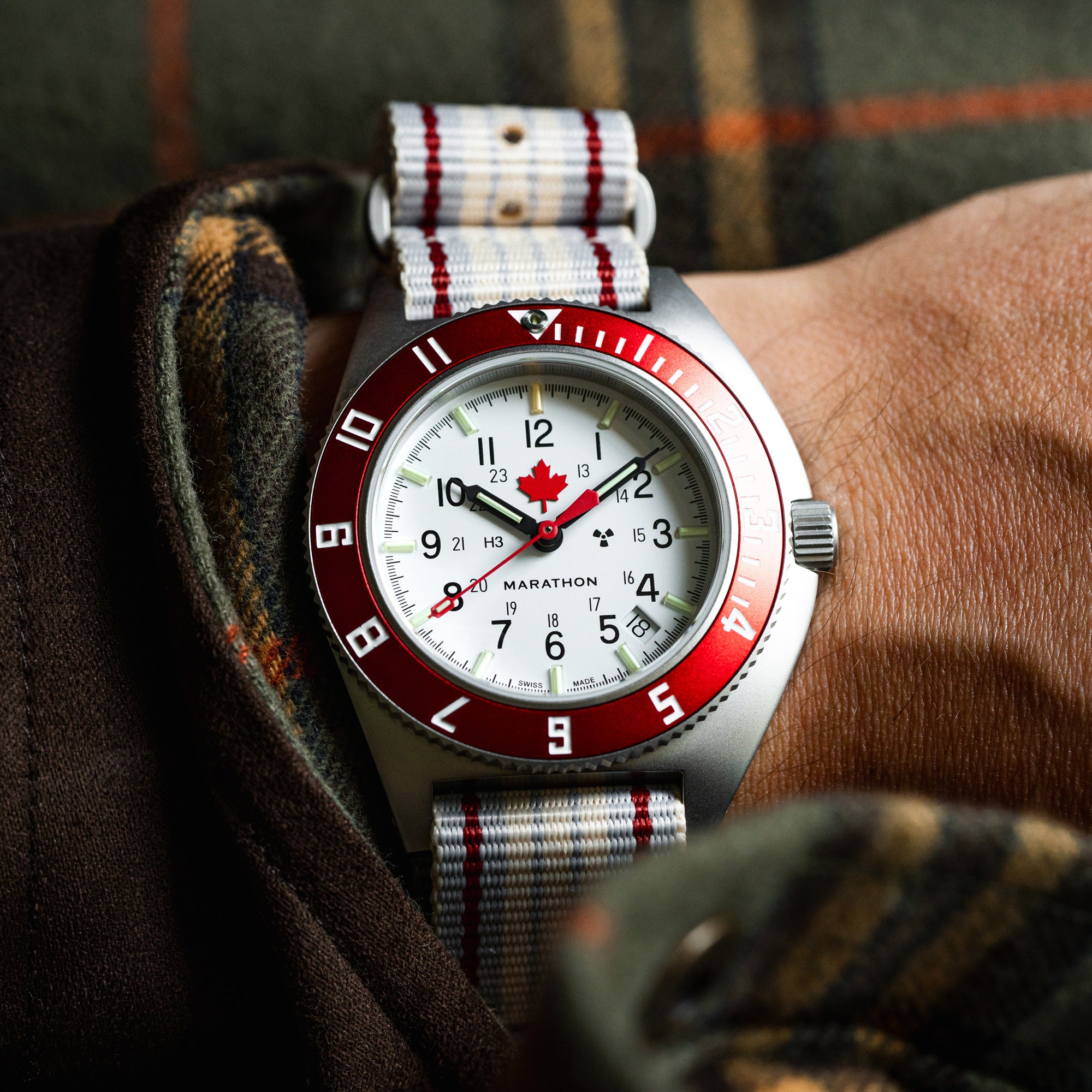 41mm Arctic ADANAC Steel Navigator w/ Date Automatic (SSNAV-D AUTO) - Canada