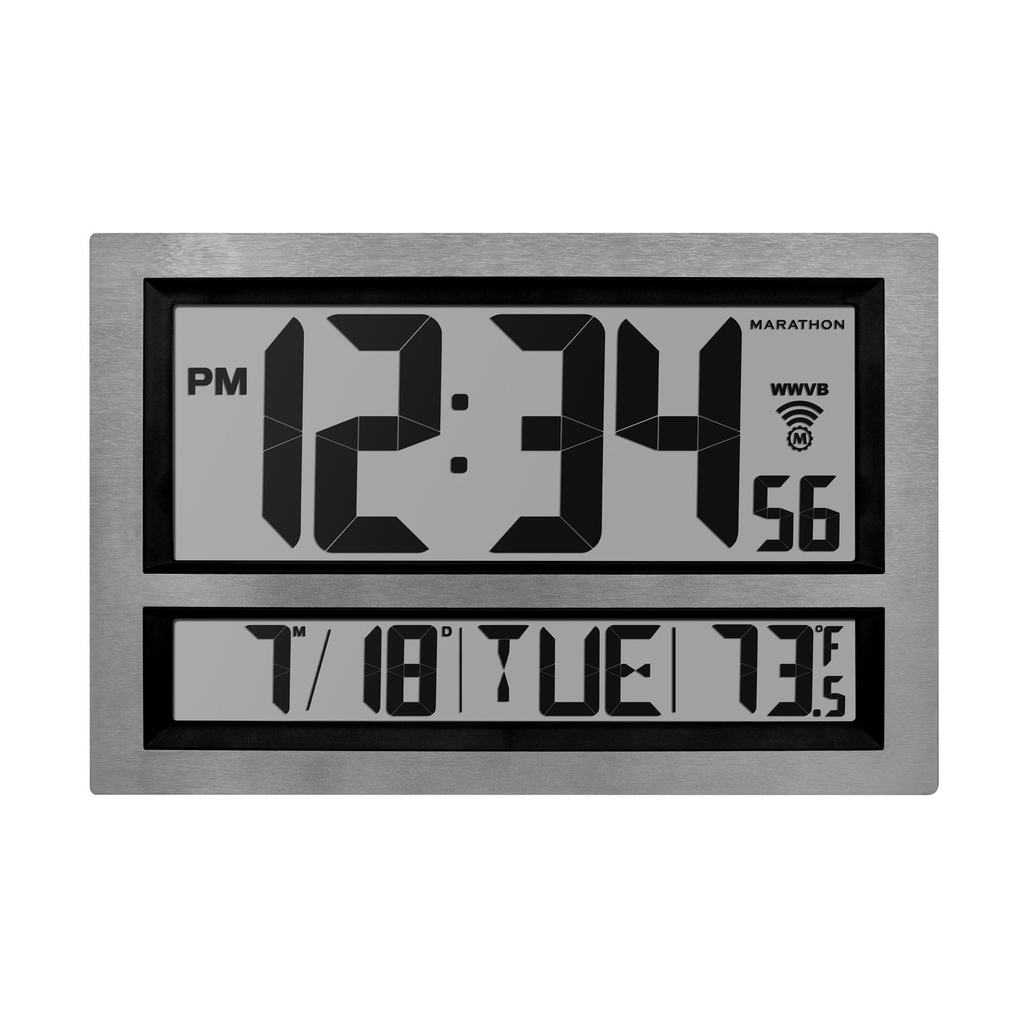 Jumbo Self-Setting Wall Clock