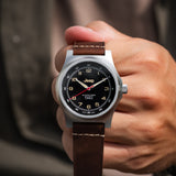 3-Piece Leather Strap Kit, Parkerized, 20mm image