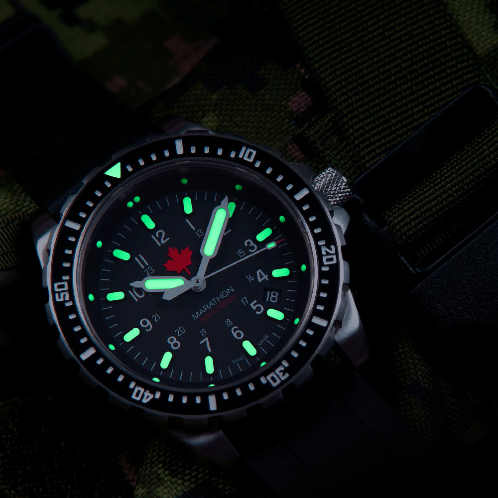 46mm Red Maple Jumbo Diver's Quartz (JSAR)