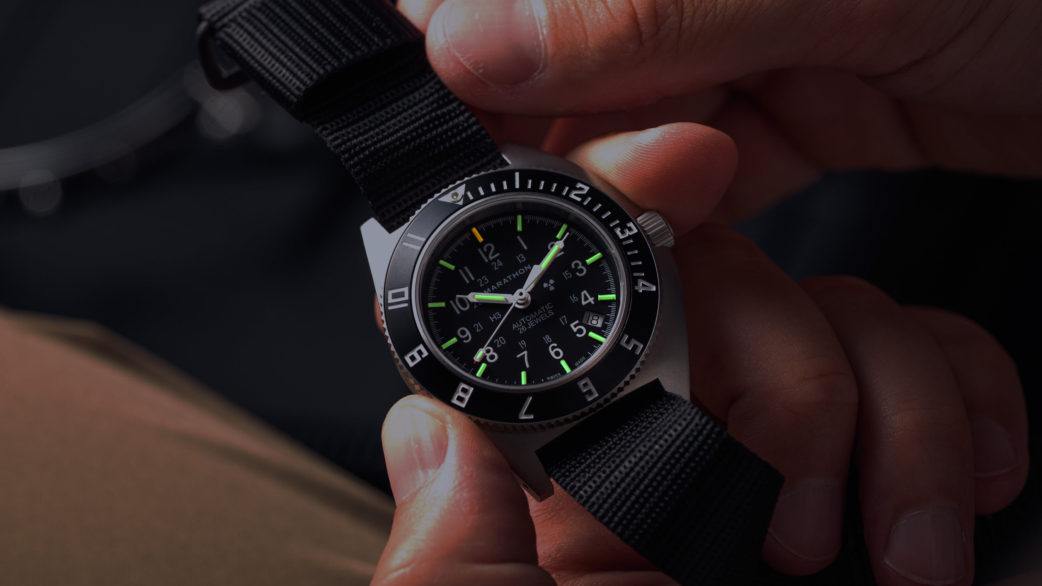 41mm Steel Navigator w/ Date Automatic (SSNAV-D AUTO) on Ballistic Nylon image