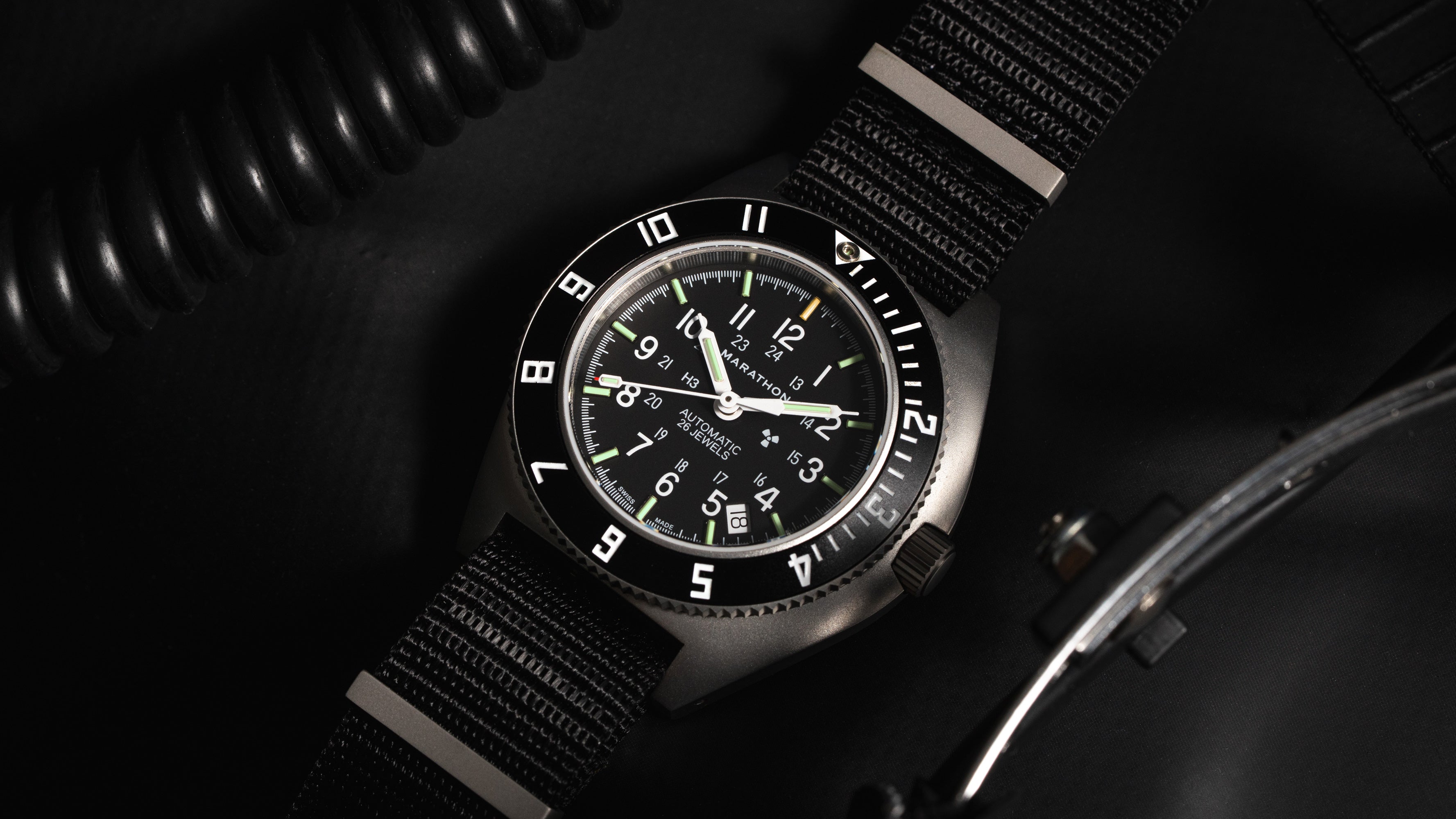 41mm Steel Navigator w/ Date Automatic (SSNAV-D AUTO) on Nylon DEFSTAN image