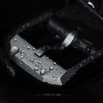 41mm Steel Navigator w/Date (SSNAV-D) on Black 3-Piece Rubber Strap Kit