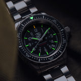 Grande montre automatique de plongée officielle USMC™ (GSAR) de 41mm avec bracelet en acier inoxydable image