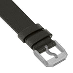 2-Piece Leather Strap, 20mm, Moss Green, Parkerized Hardware