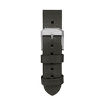 2-Piece Leather Strap, 20mm, Moss Green, Parkerized Hardware