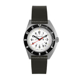 2-Piece Leather Strap, 20mm, Moss Green, Parkerized Hardware image