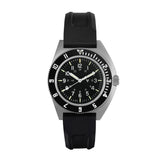 41mm Steel Navigator (SSNAV) on Black 3-Piece Rubber Strap Kit image