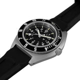 41mm Steel Navigator (SSNAV) on Black 3-Piece Rubber Strap Kit image