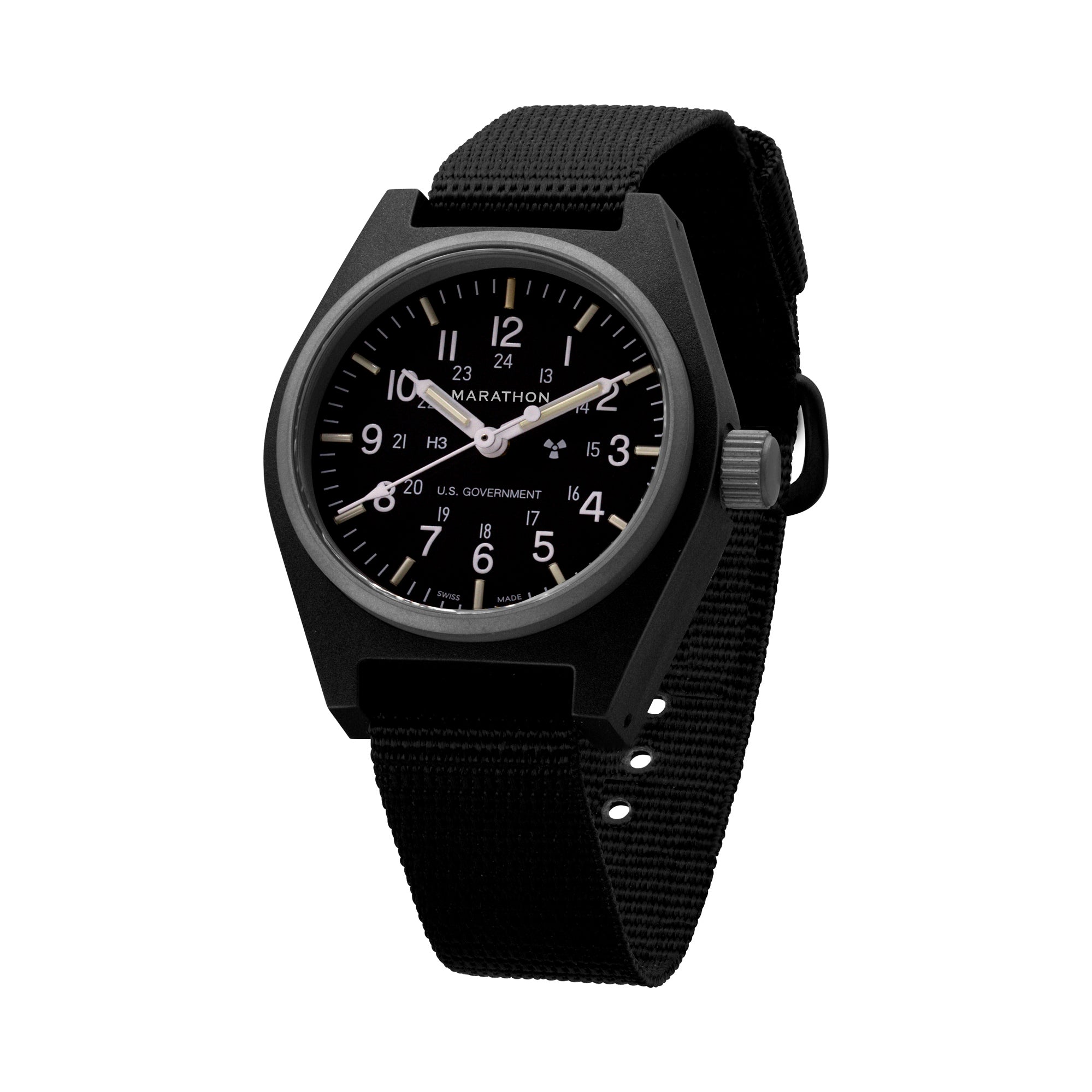 34mm Black General Purpose Quartz (GPQ)