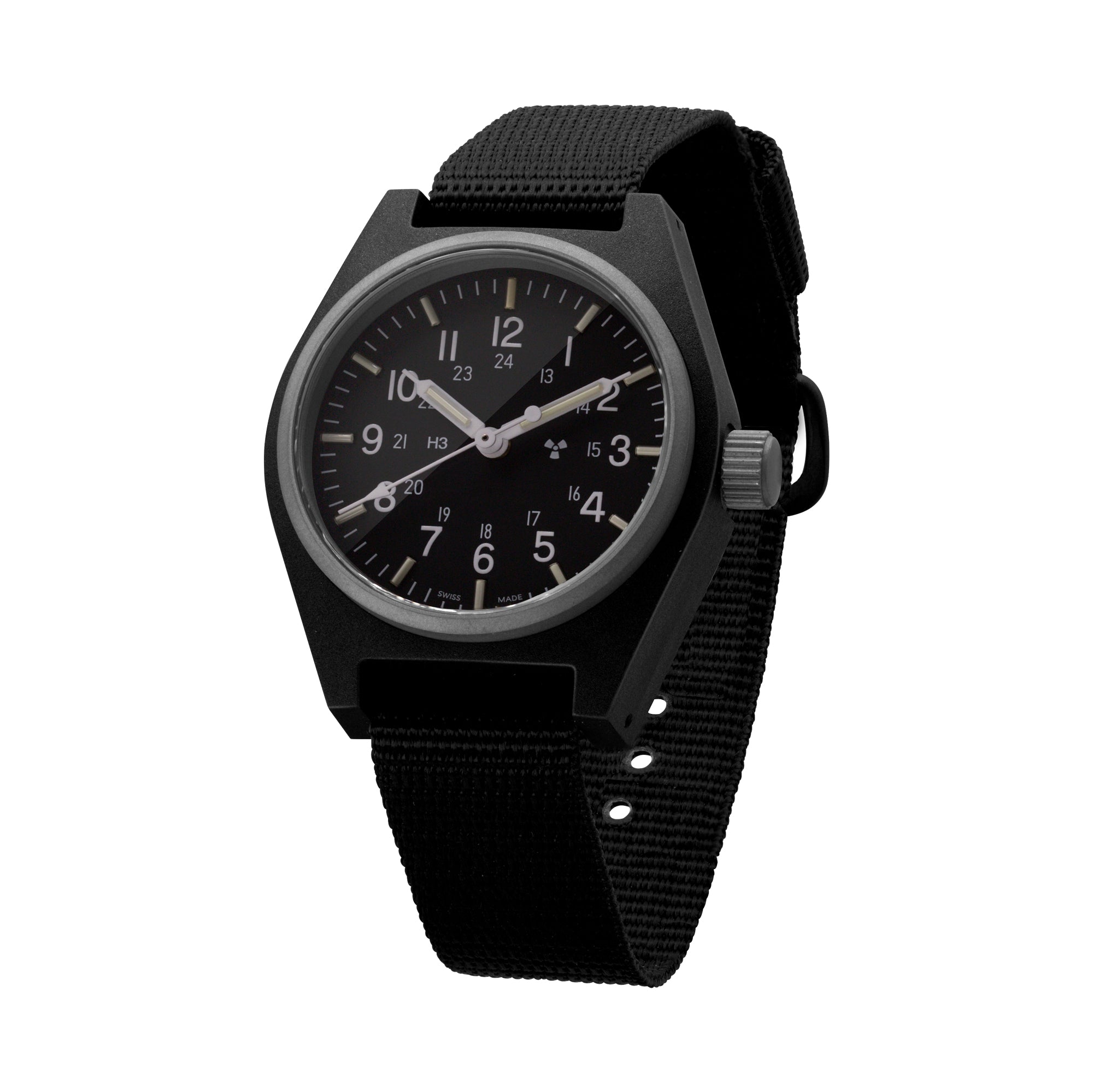 34mm Black General Purpose Quartz (GPQ)