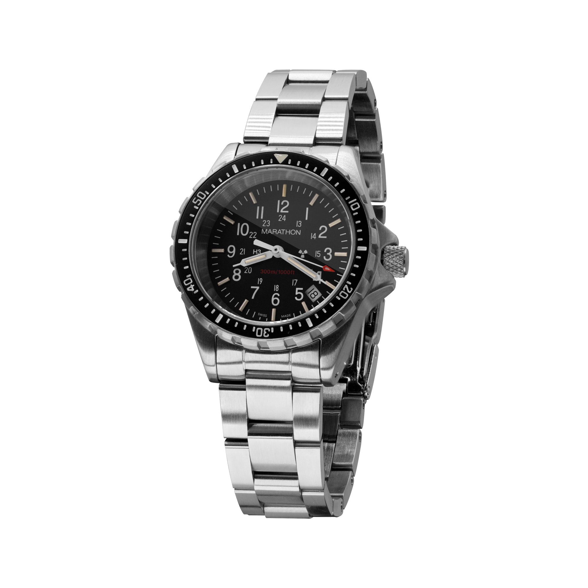 41mm Large Diver's Quartz (TSAR) with Stainless Steel Bracelet image