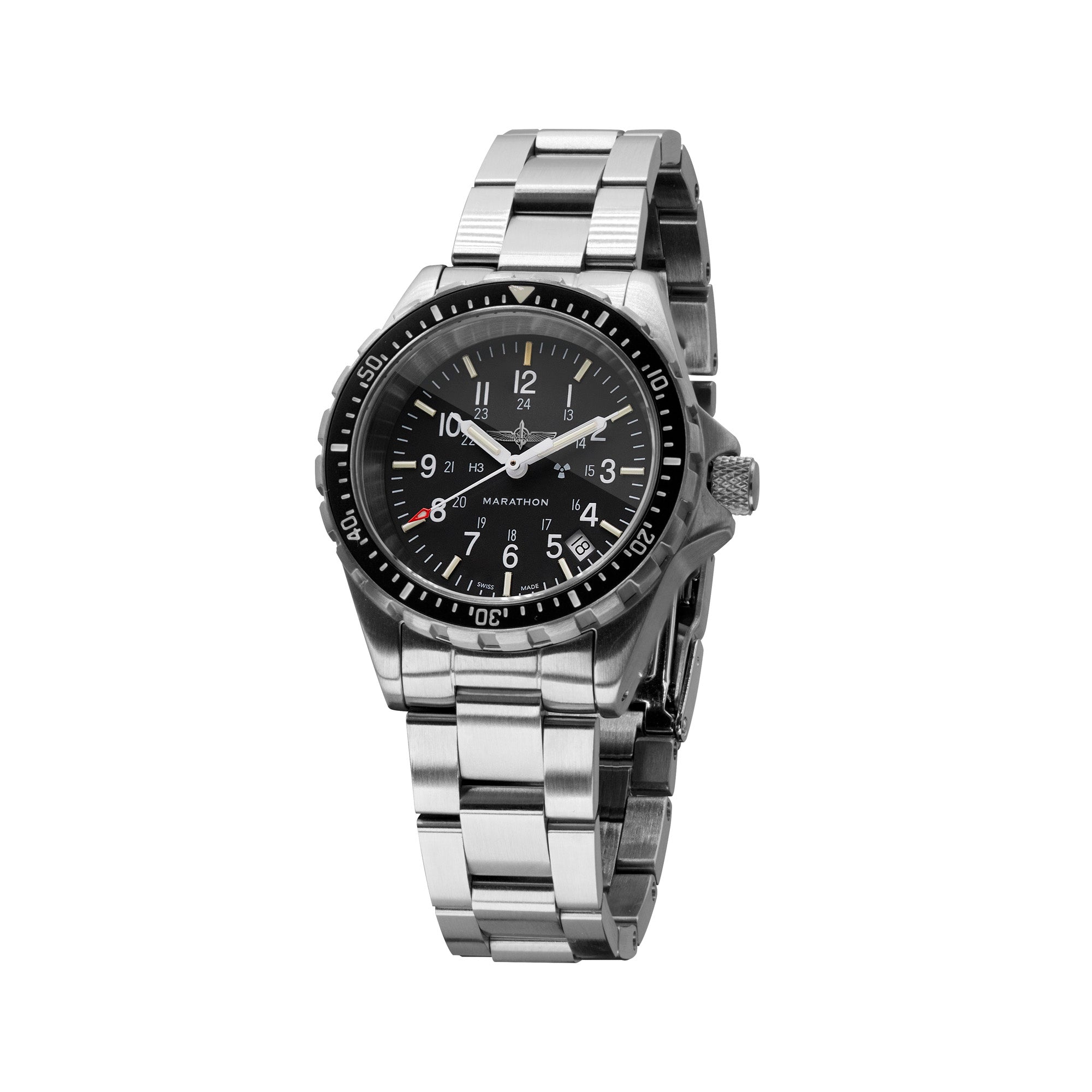 41mm Official Duvdevan Large Diver's Quartz (TSAR) with Stainless Steel Bracelet image