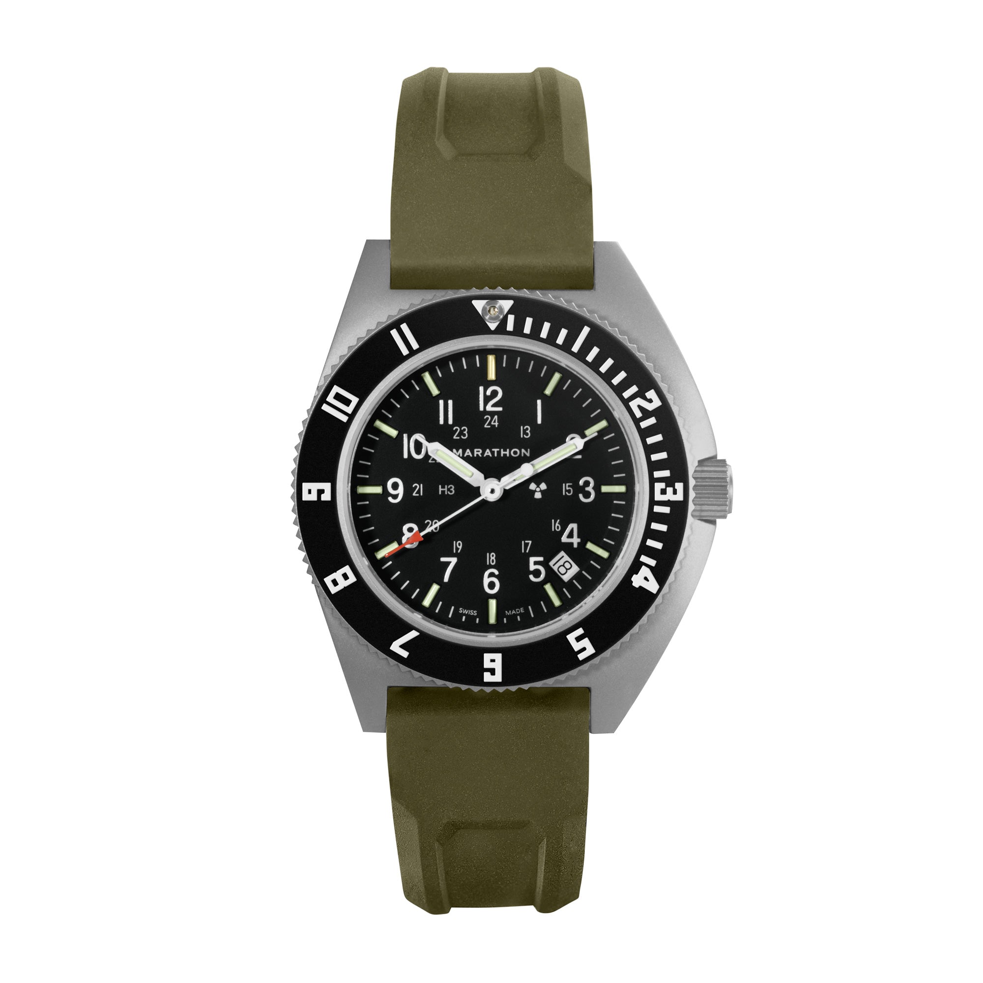 Kit de correa de caucho de 3 piezas, diámetro exterior verde, parkerizado, 20 mm