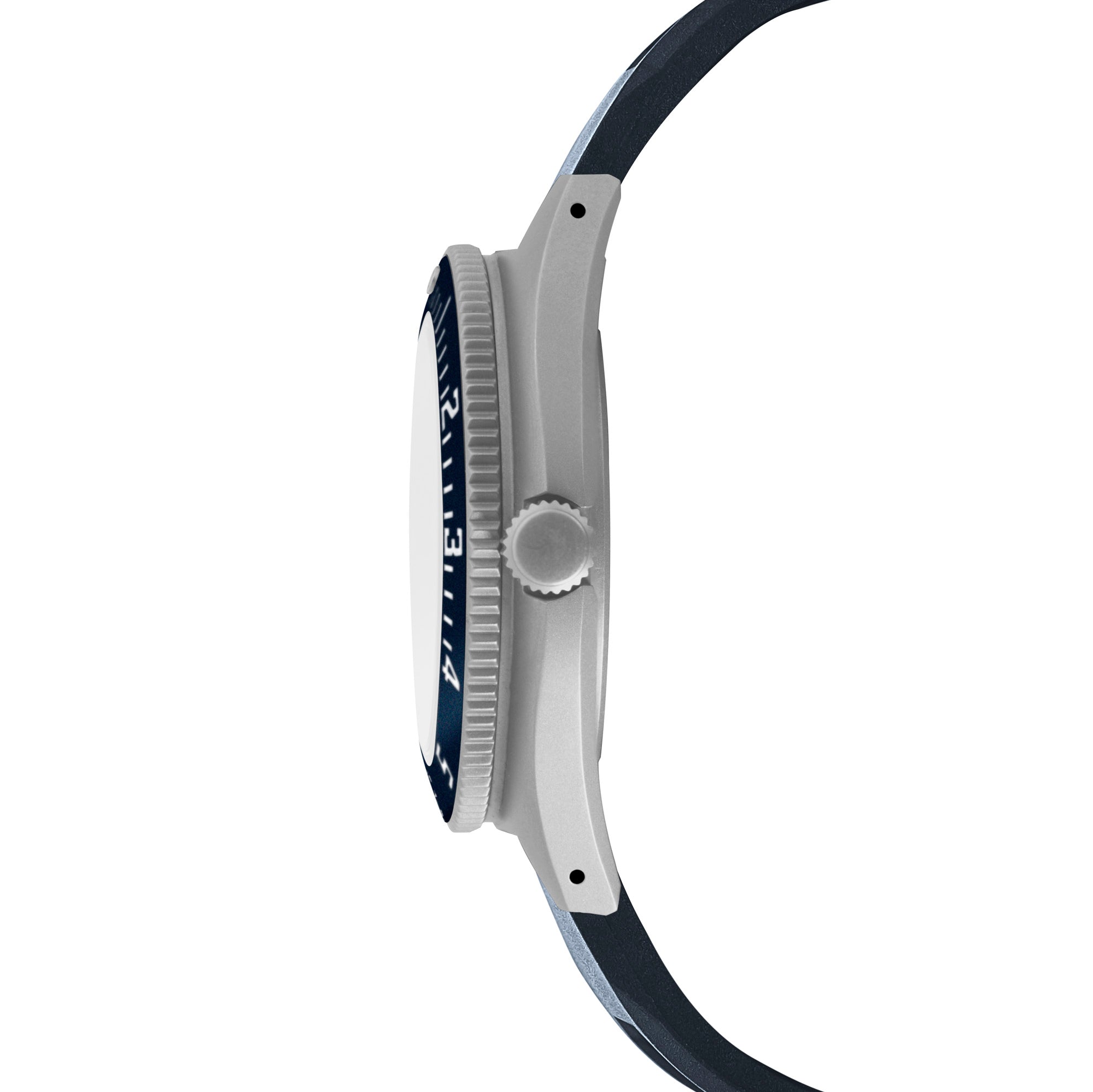 Navigator de acero azul de 41 mm con fecha (SSNAV-D) y kit de 3 correas de caucho azul