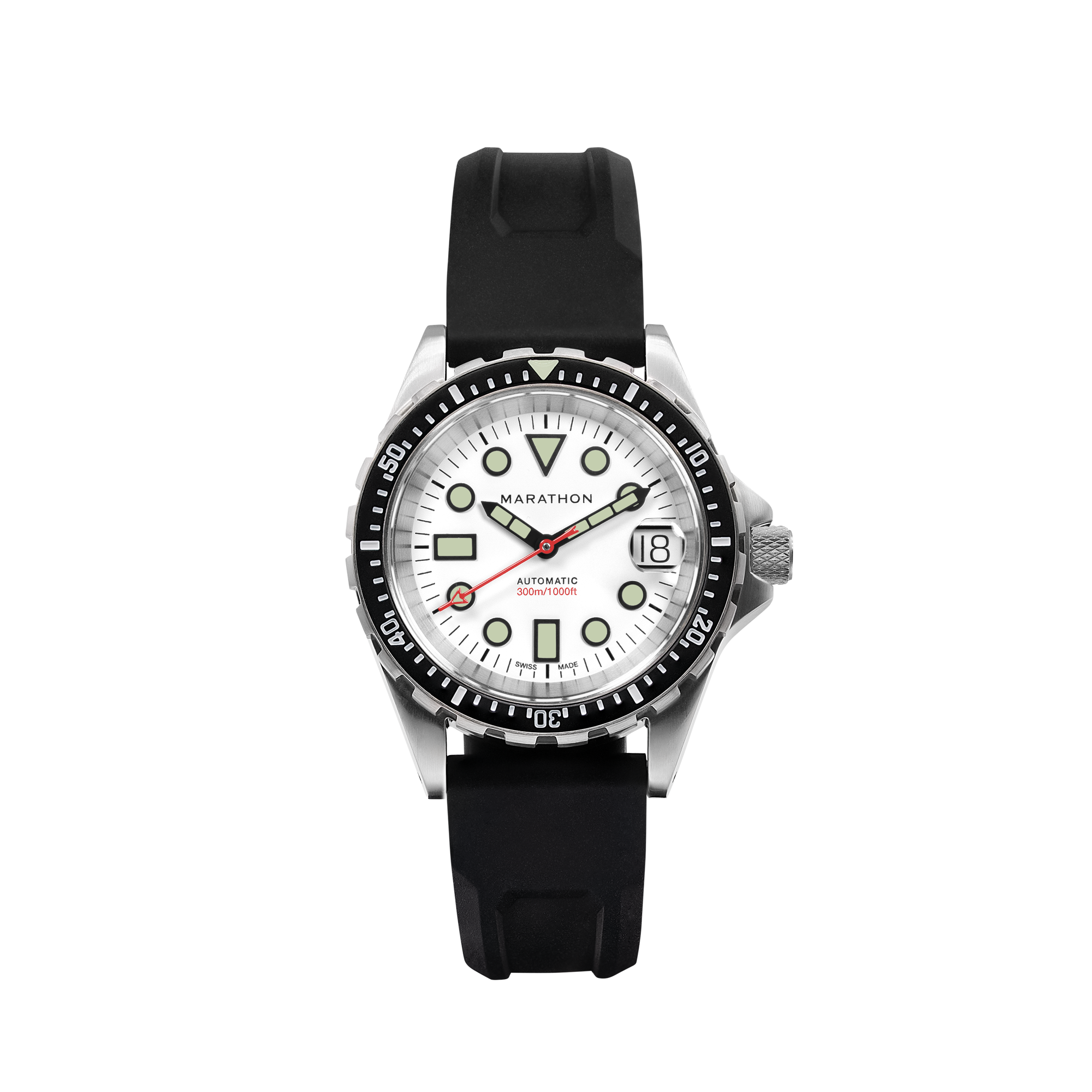 36mm Arctic Original SAR w/ Date on 3-Piece Rubber Strap Kit (OSAR