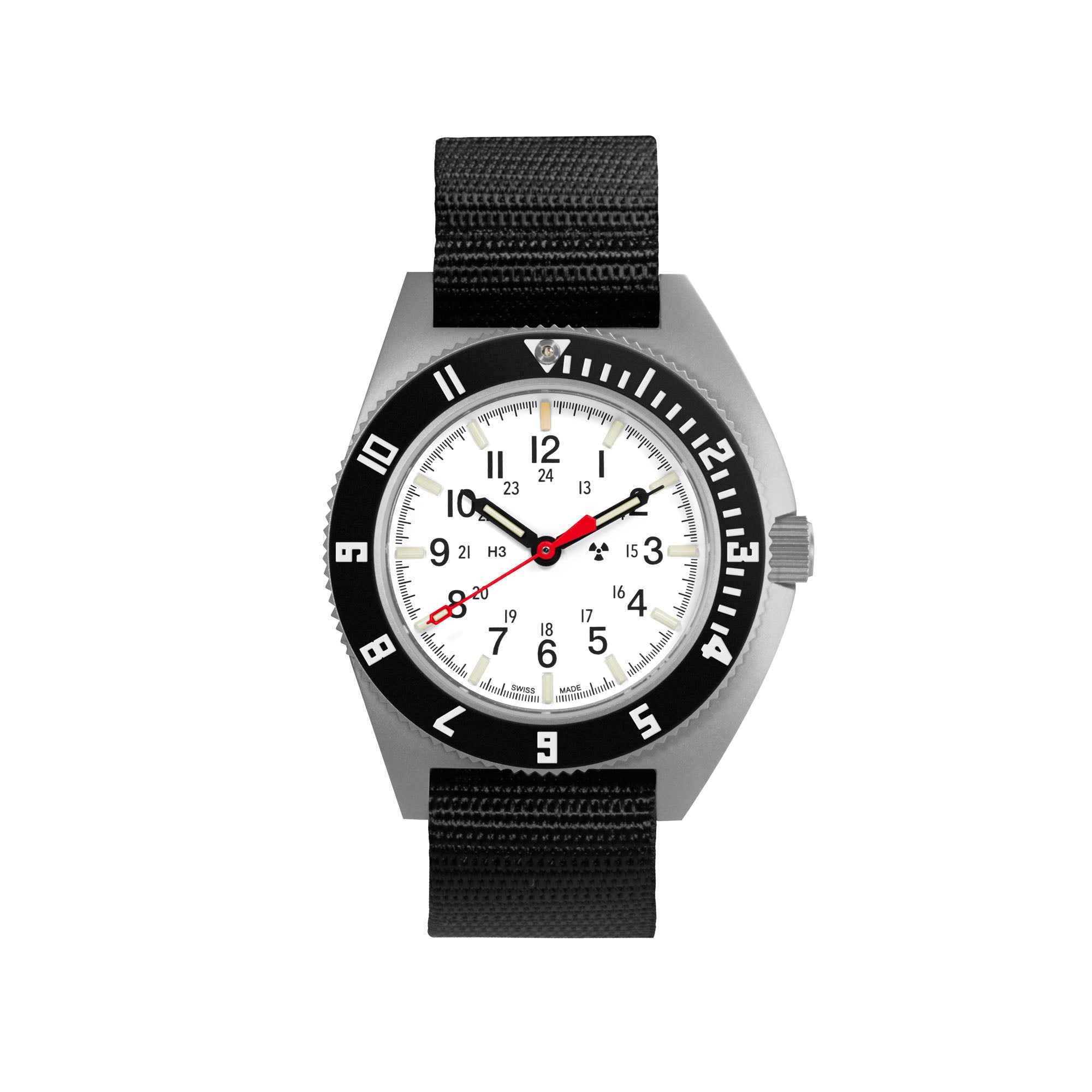 41mm Arctic Steel Navigator Automatic (Arctic SSNAV Auto) on Ballistic Nylon image