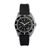 41mm Steel Navigator w/ Date Automatic (SSNAV-D AUTO) on Black 3-Piece Rubber Strap Kit image