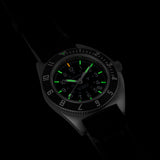 41mm Steel Navigator w/ Date Automatic (SSNAV-D AUTO) on Black 3-Piece Rubber Strap Kit image