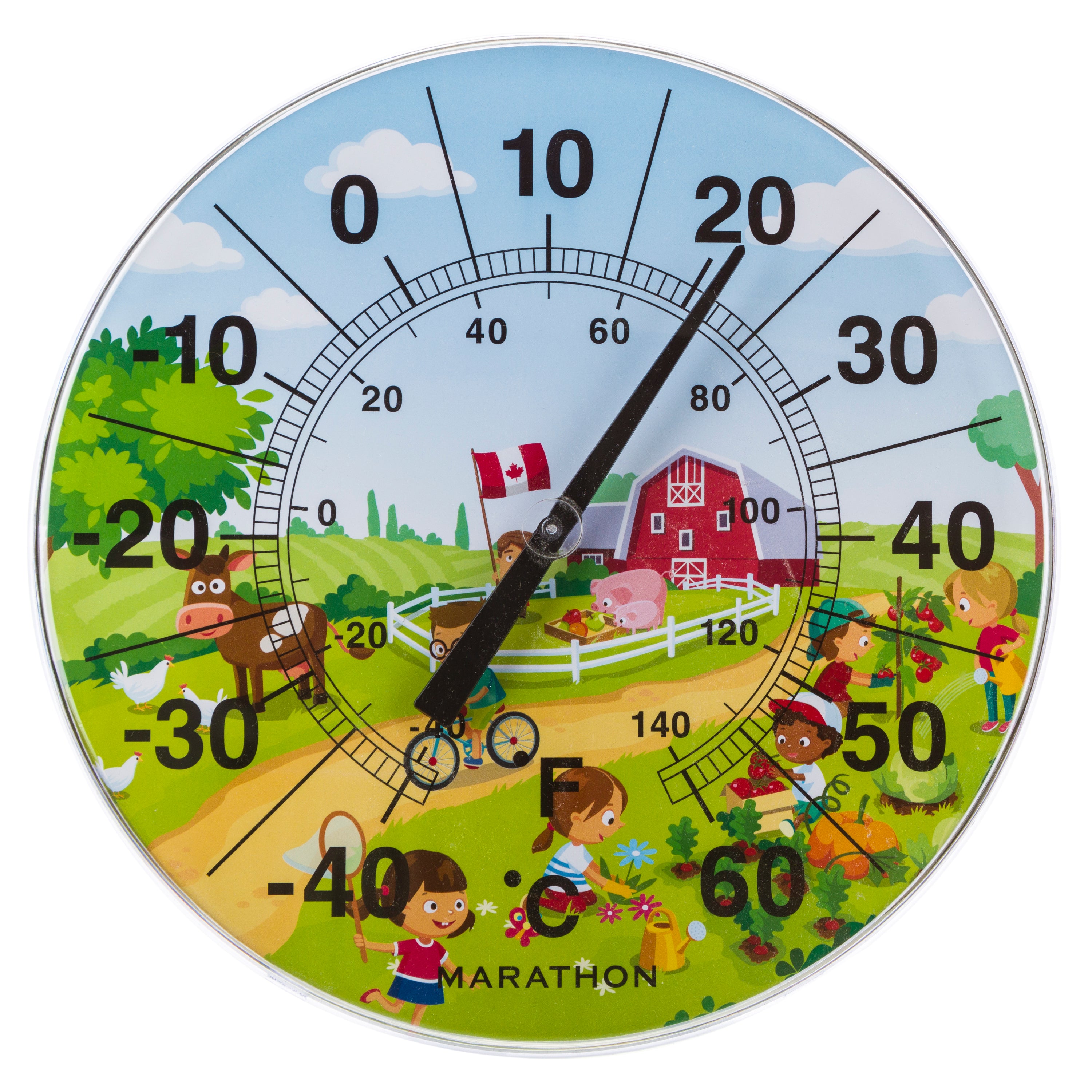 12 Inch Indoor/Outdoor Dial Thermometer