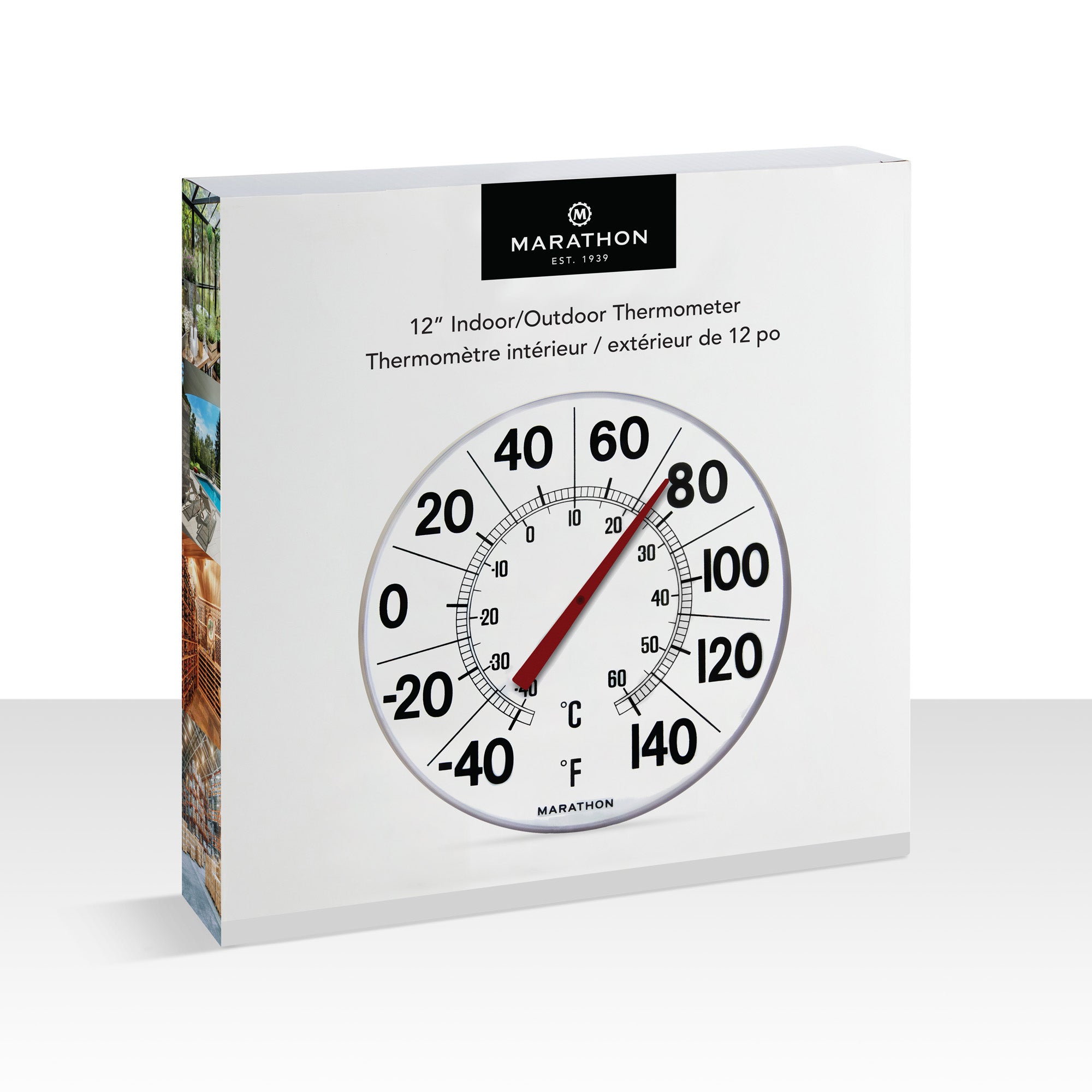 12 Inch Indoor/Outdoor Dial Thermometer