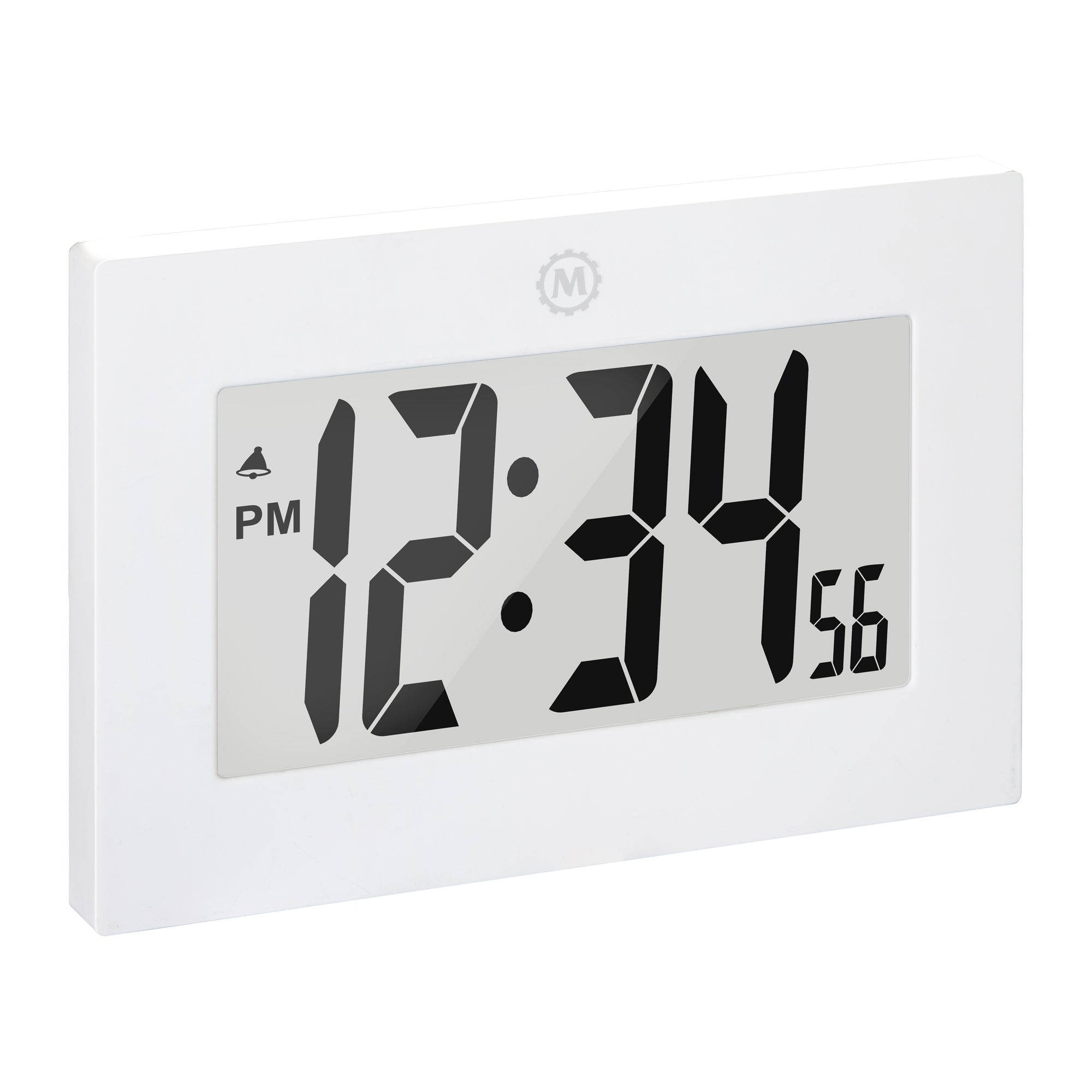 Clock, Large LCD display, white color (5/10)