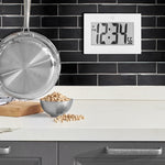 Clock, Large LCD display, white color (5/10)
