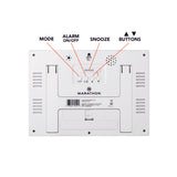 Clock, Large LCD display, white color (5/10) image