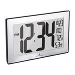 Atomic, Self-setting, Self-adjusting, Wall Clock w/ Stand & 8 timezones - marathonwatch