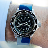 Single-Piece Rubber Strap, Blue Camo, 20mm image