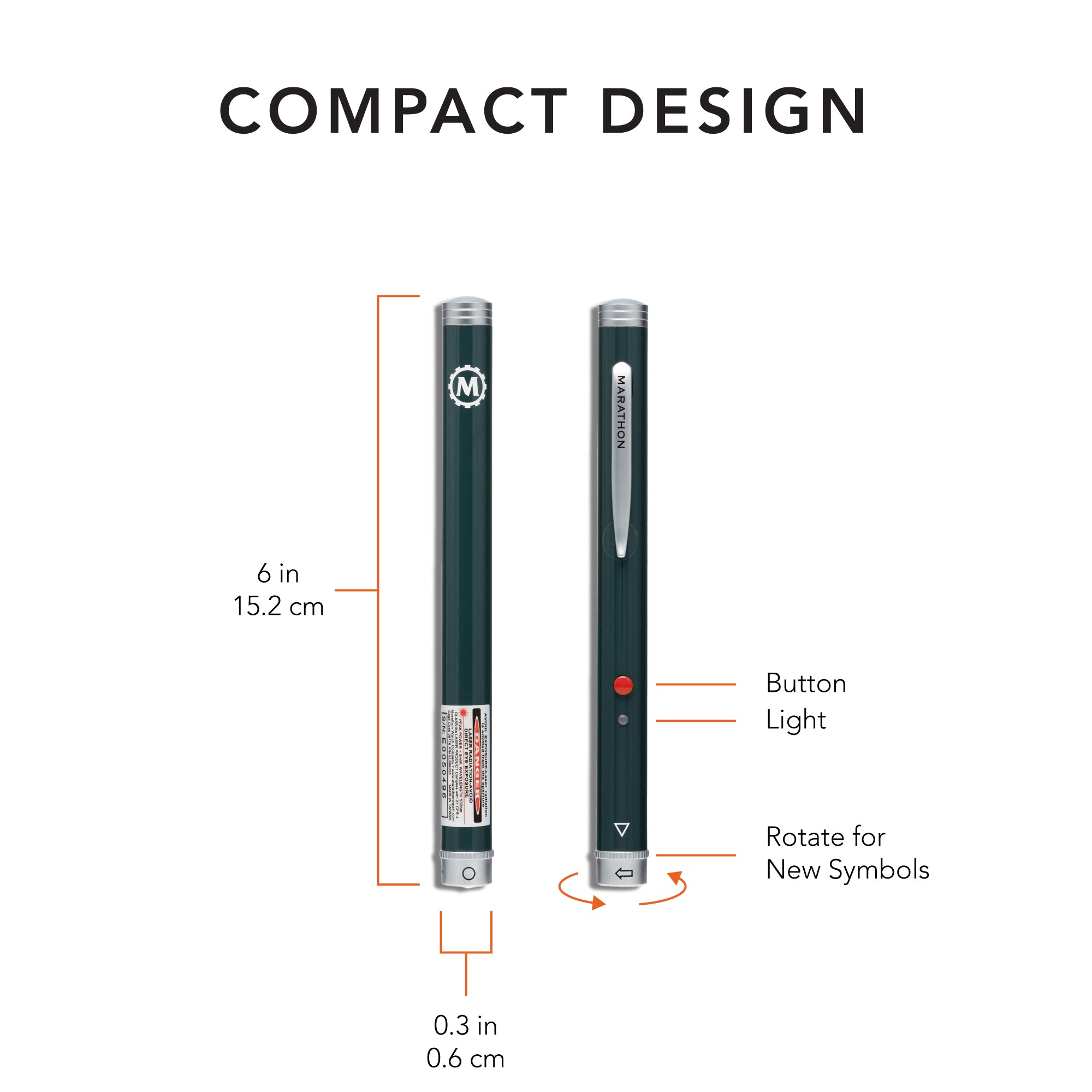 Laser Pointer, Multi-Symbol: Red Beam