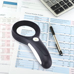 Magnifying Glass with Cyclops, LED, & Black Light - Banks, Schools, Hospitals & Government Agencies - marathonwatch