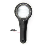 Magnifying Glass with Cyclops, LED, & Black Light - Banks, Schools, Hospitals & Government Agencies - marathonwatch