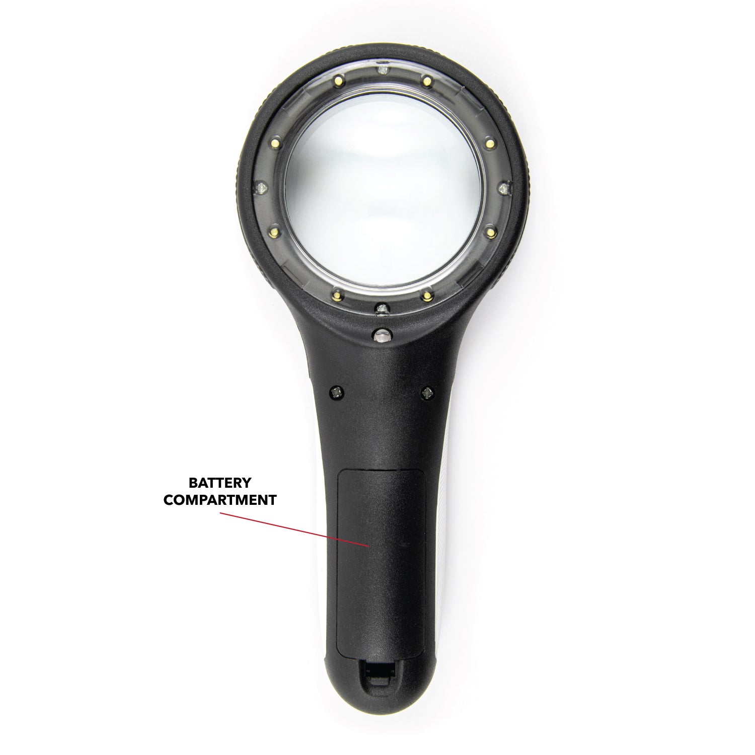 Magnifying Glass with Cyclops, LED, & Black Light - Banks, Schools, Hospitals & Government Agencies - marathonwatch