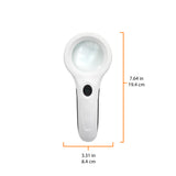 Magnifying Glass with Cyclops, LED, & Black Light image
