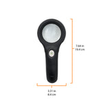 Magnifying Glass with Cyclops, LED, & Black Light - Banks, Schools, Hospitals & Government Agencies - marathonwatch