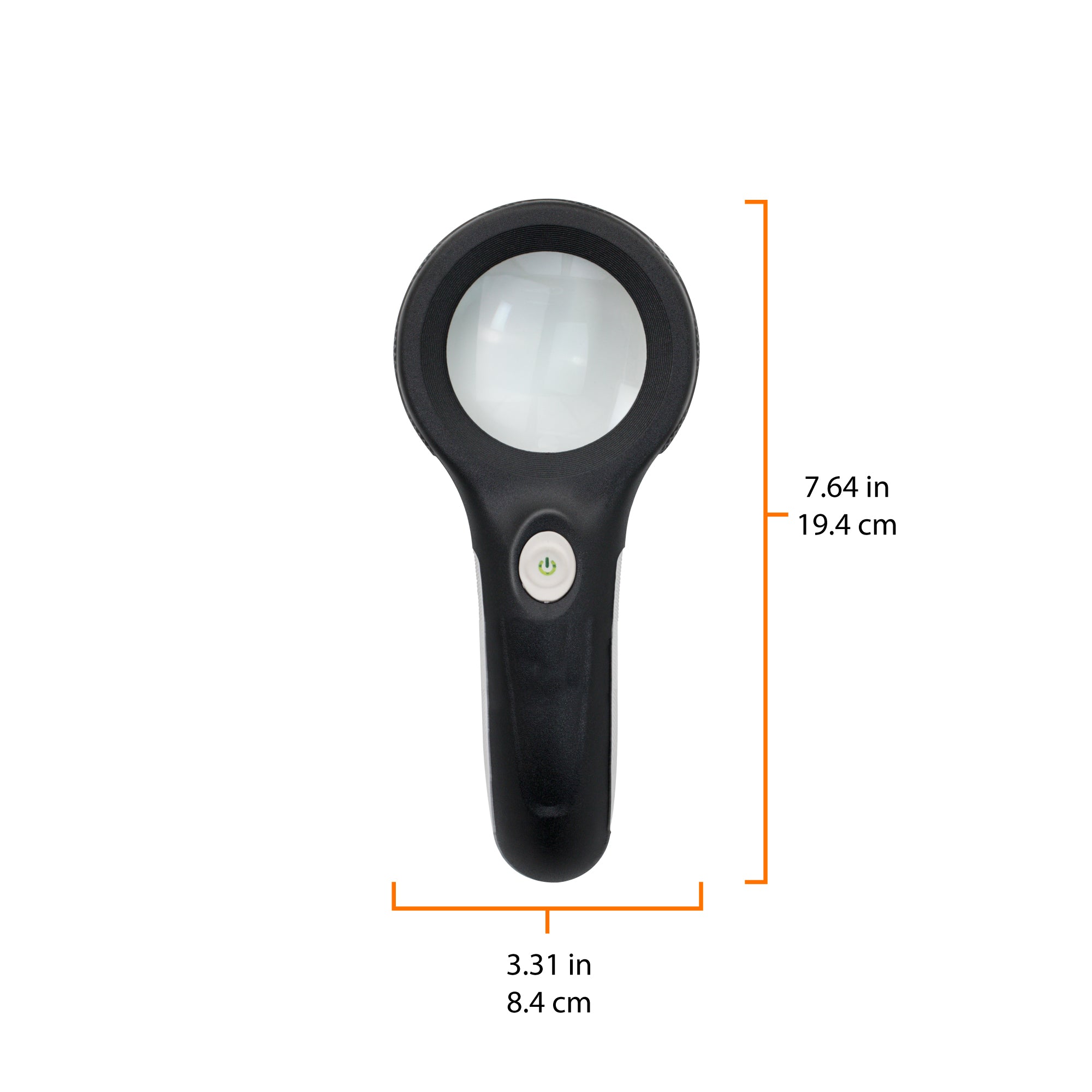 Magnifying Glass with Cyclops, LED, & Black Light - Banks, Schools, Hospitals & Government Agencies - marathonwatch