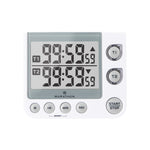 Temporizador doble con pantalla grande, respaldo magnético y soporte