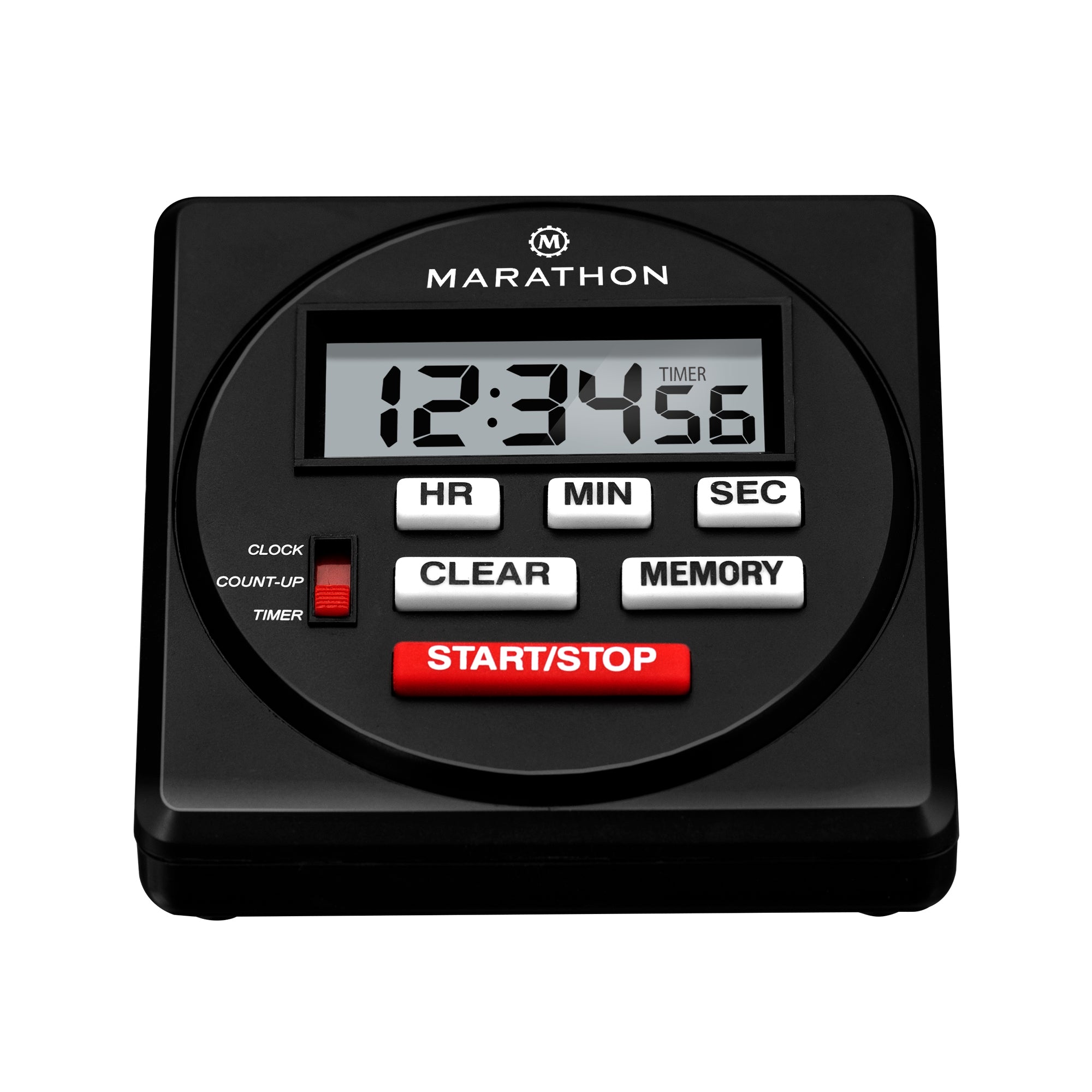 24 Hour Digital Timer Countdown, Count-up and Clock Feature - Marathon Watch Company