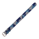 Single-Piece Rubber Strap, Blue Camo, 20mm image