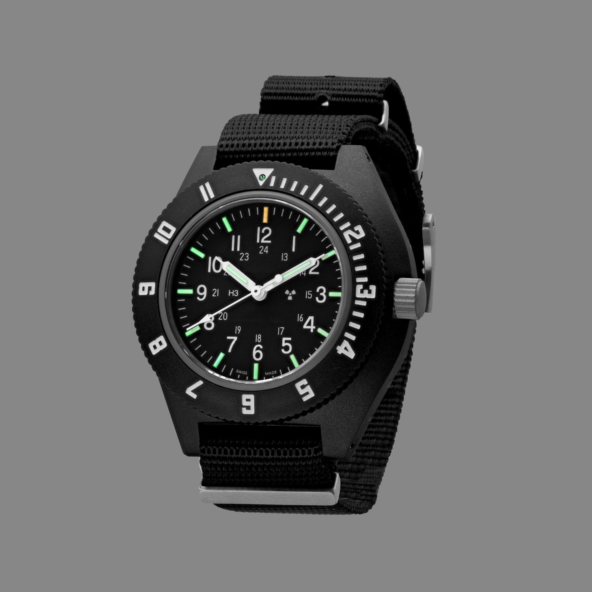 Black Pilot's Navigator - Sterile Dial - 41mm - marathonwatch