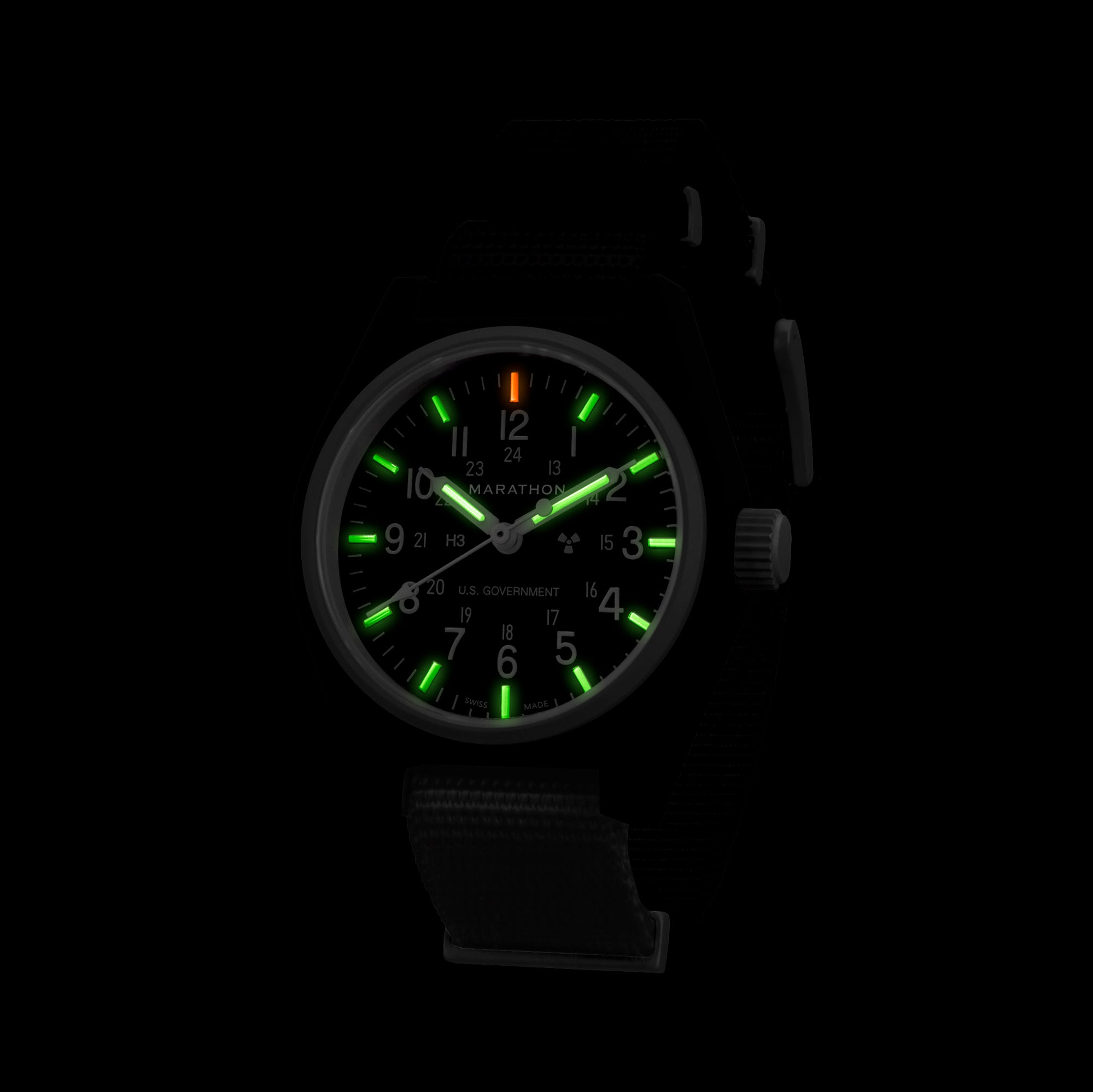 34mm Black General Purpose Quartz (GPQ)