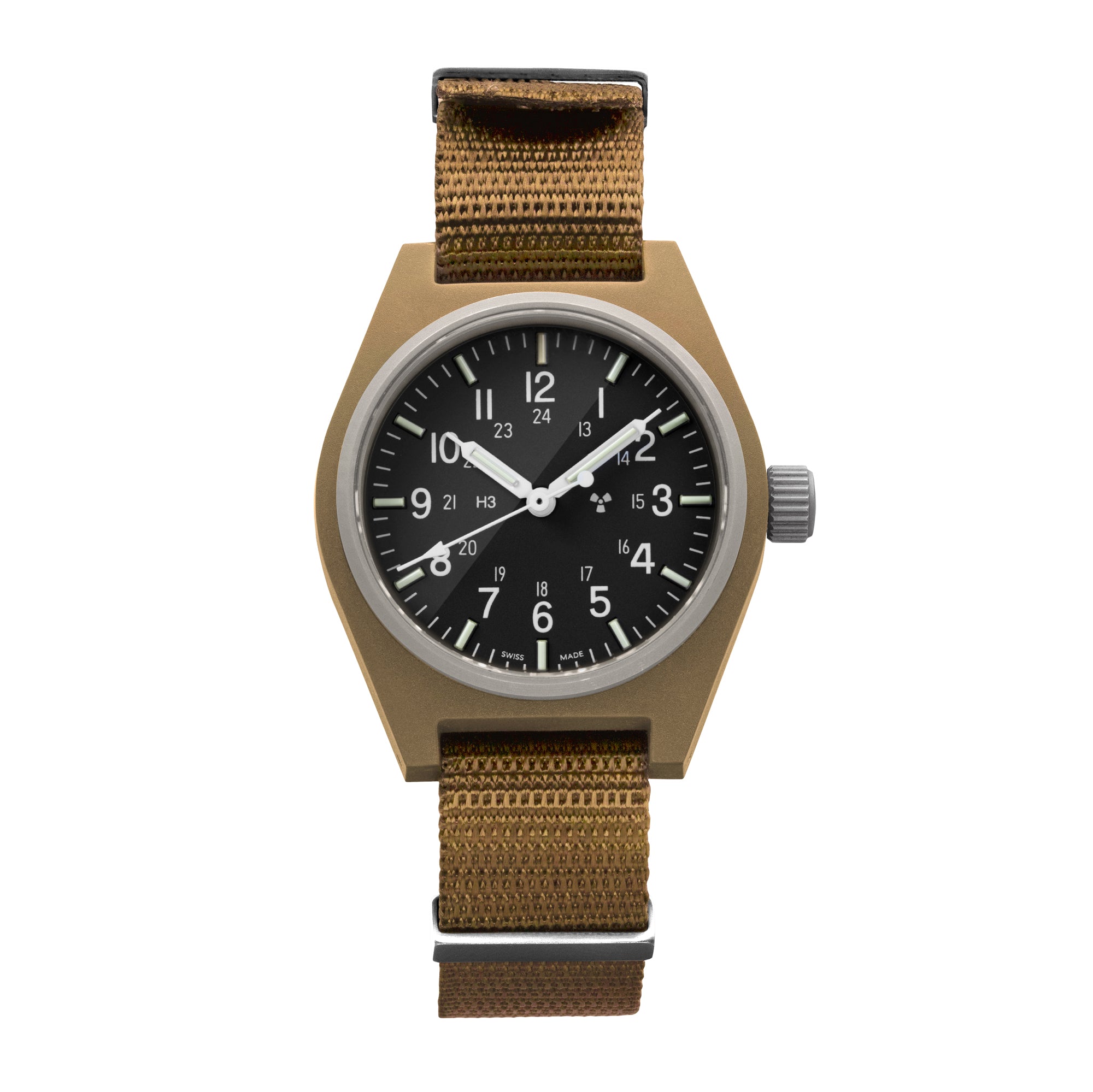 34mm Desert Tan General Purpose Quartz (GPQ) – Marathon Watch