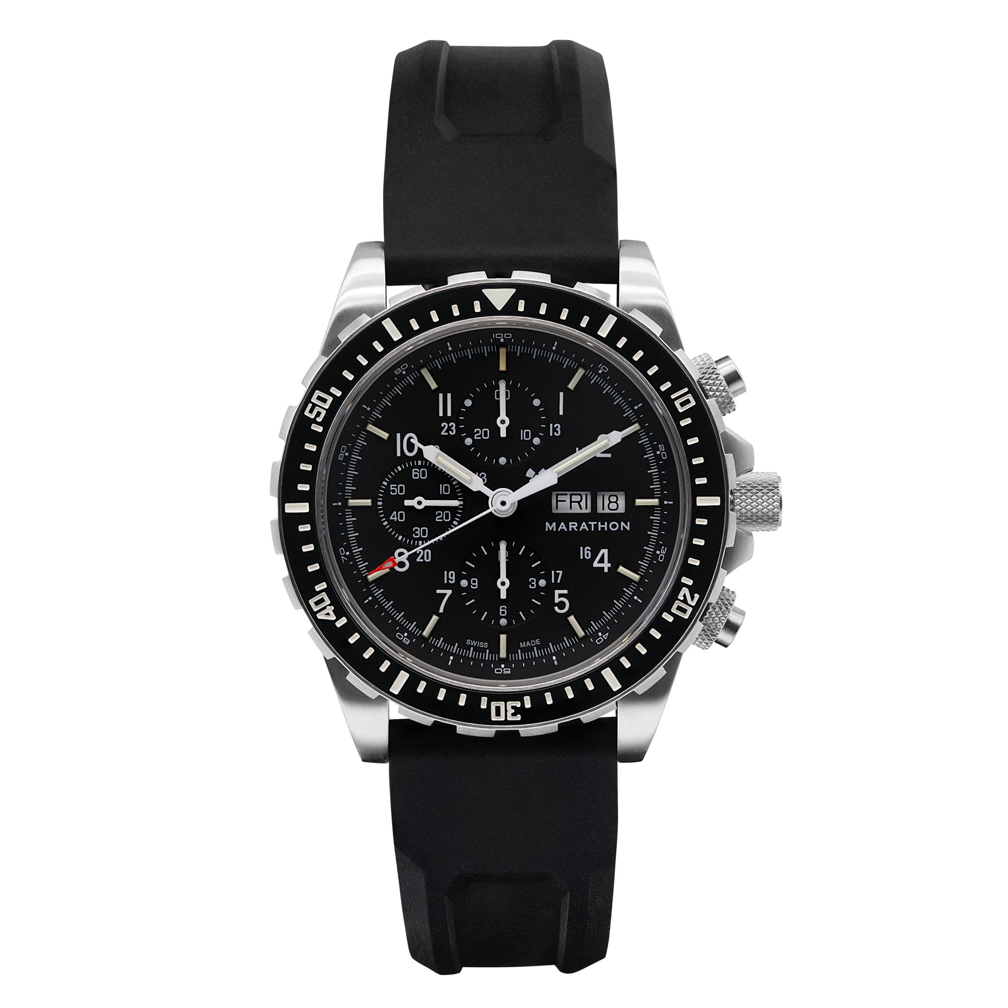 Jumbo Diver/Pilot's Automatic Chronograph (CSAR) - 46mm | WW194014SS-0130