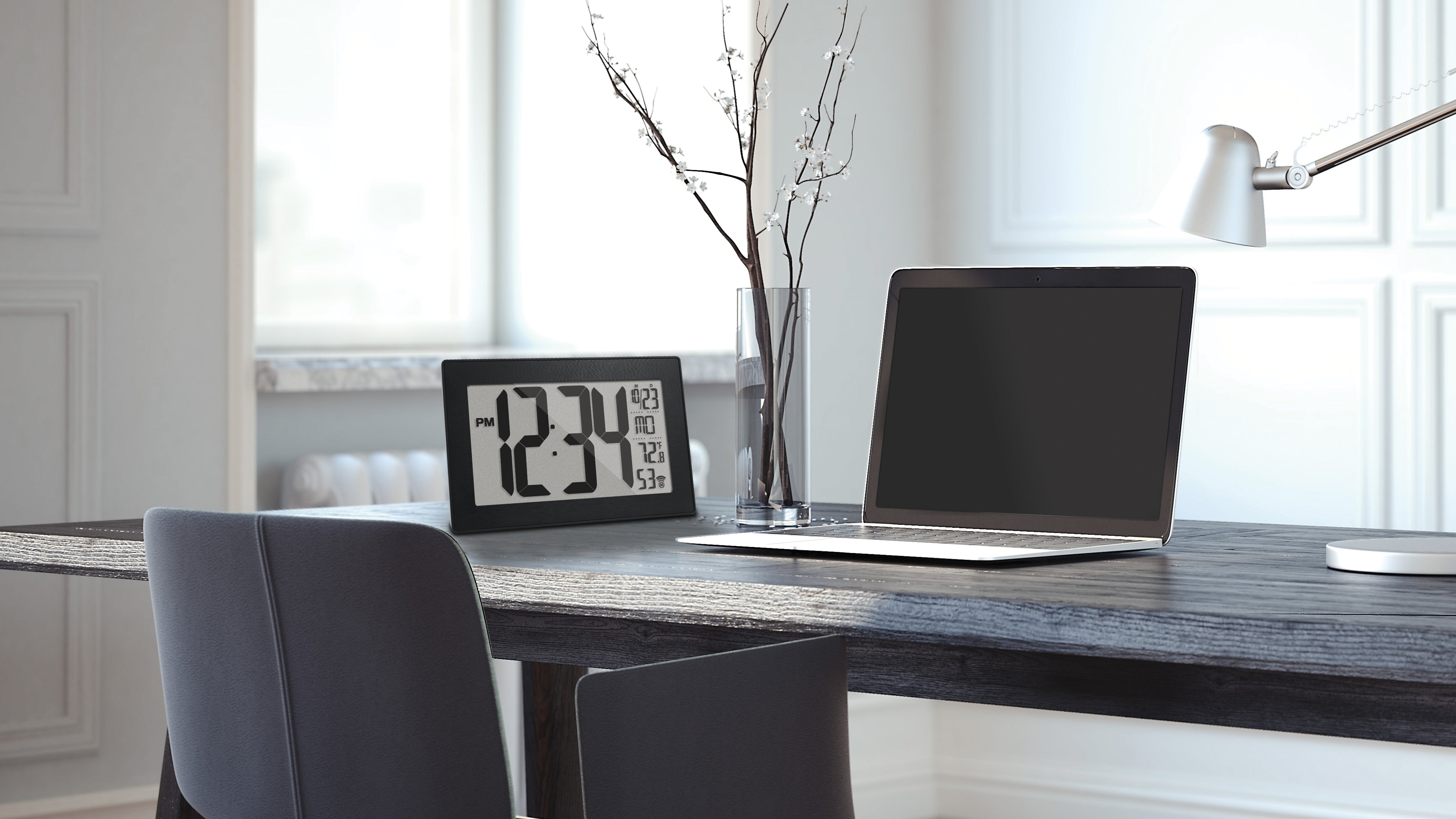 Des Clock Digital Desk Clocks – Marathon Watch