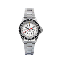 Montre automatique de plongée moyenne édition Arctic de 36 mm (MSAR Auto) avec bracelet en acier inoxydable