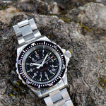 Cuarzo de buzo grande (TSAR) de 41mm con brazalete de acero inoxidable image