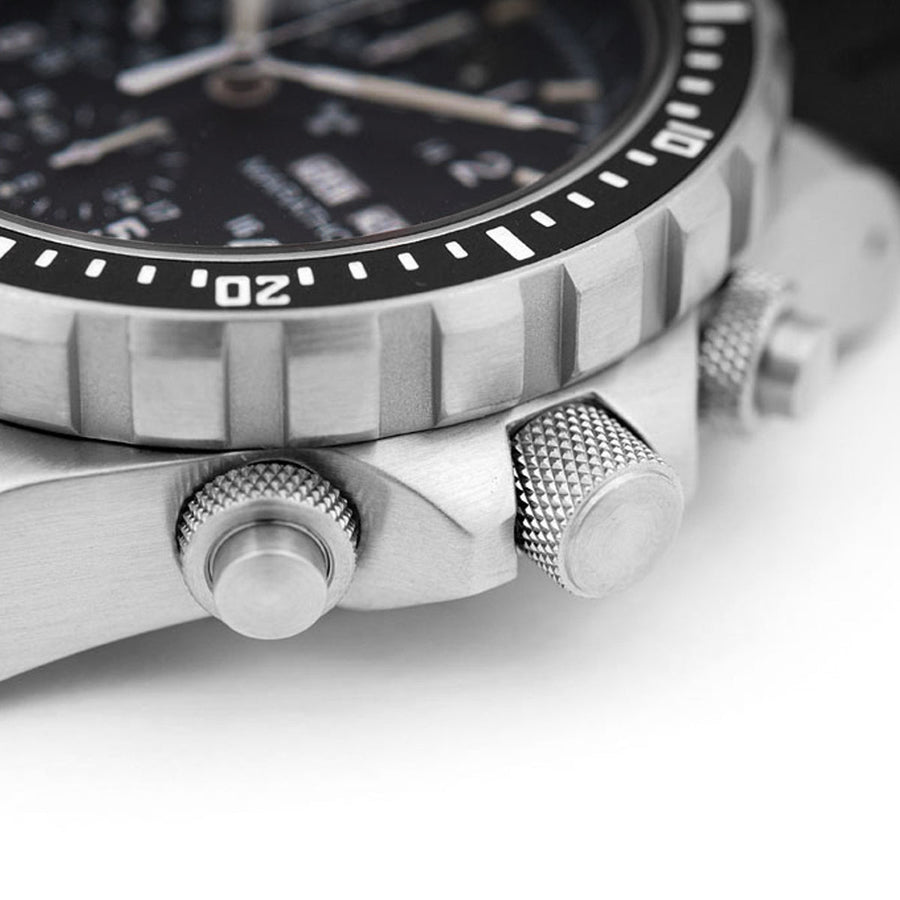 46mm Jumbo Diver/Pilot's Automatic Chronograph (CSAR) with Stainless Steel Bracelet