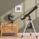 Marathon BASICS Digital Wall Clock with Moon Phase - White image