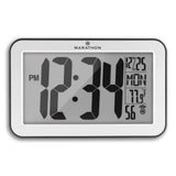 Self-Setting Wall Clock With 8 Time Zones - Silver (with Black Outline) image